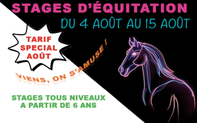 Stages Tous niveaux du mois d’août PROMO